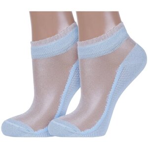 Женские носки Conte, размер 23, голубой