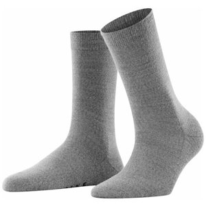 Женские носки Falke средние, нескользящие, 140 den, размер 39-40, серый