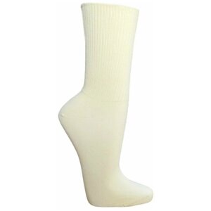 Женские носки Гамма средние, ослабленная резинка, размер 25-27, бежевый