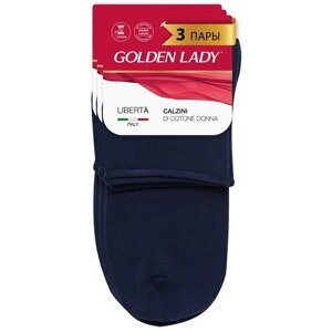 Женские носки Golden Lady средние, размер 39-41, синий