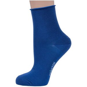 Женские носки Grinston укороченные, размер 23, синий