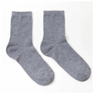 Женские носки Happy Frensis средние, размер 23/25, серый