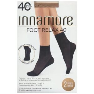 Женские носки Innamore, размер Б/Р, бежевый