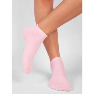 Женские носки Красная Ветка укороченные, фантазийные, размер 23-25, розовый