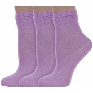 Женские носки LorenzLine укороченные, размер 23 (36-37), фиолетовый