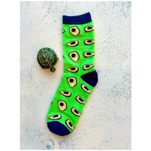 Женские носки Мини средние, бесшовные, нескользящие, 80 den, размер 36-40, зеленый