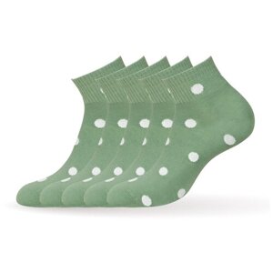 Женские носки MiNiMi, 5 пар, размер 35-38, зеленый