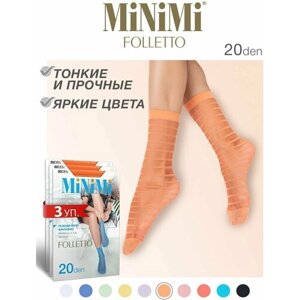 Женские носки MiNiMi, размер 0 (UNI), оранжевый