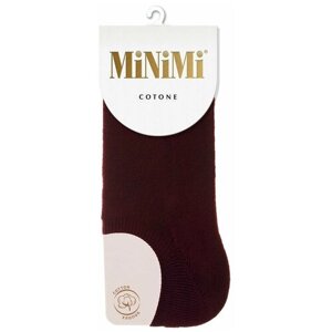 Женские носки MiNiMi укороченные, размер 35-38, бордовый