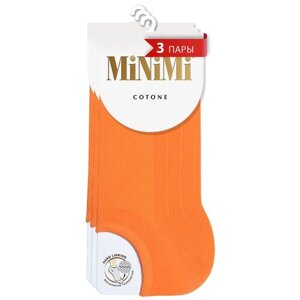 Женские носки MiNiMi укороченные, размер 35-38, оранжевый