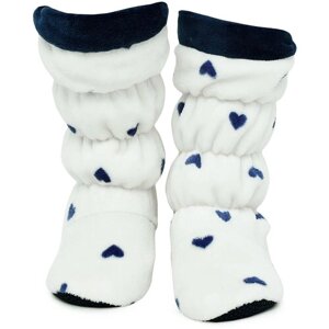 Женские носки S-Family высокие, махровые, нескользящие, утепленные, на Новый год, размер 36/37, белый