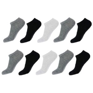 Женские носки Turkan укороченные, 10 пар, размер 36-41, мультиколор