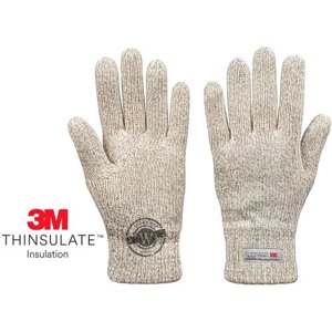 Зимние шерстяные перчатки "Иней" с утеплителем 3M Тинсулейт ( Thinsulate ), 9 размер