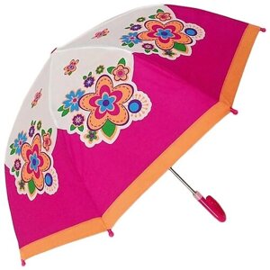 Зонт Наша игрушка, механика, для девочек, розовый