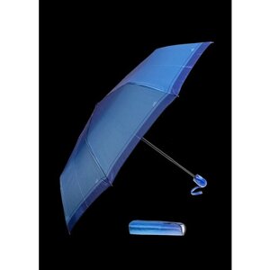 Зонт Popular, автомат, купол 100 см., 9 спиц, для женщин, синий