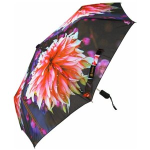 Зонт-шляпка Rainbrella, полуавтомат, 3 сложения, купол 100 см., 8 спиц, система «антиветер», чехол в комплекте, мультиколор