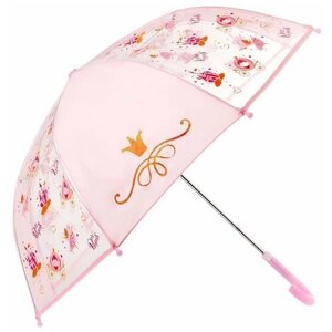Зонт-трость Mary Poppins, механика, купол 46 см., розовый