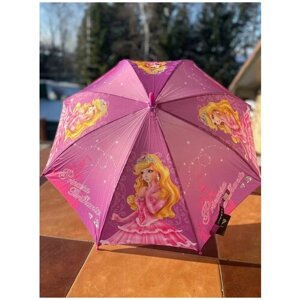 Зонт-трость NN, полуавтомат, купол 80 см., мини-зонт, для девочек, фиолетовый