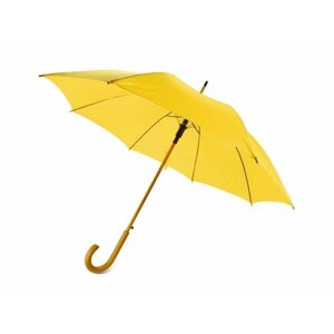 Зонт-трость Oasis, полуавтомат, для мужчин, желтый