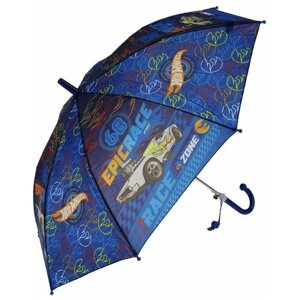 Зонтик детский HOT WHEELS 45 см свисток играем вместе UM45-HWS-1