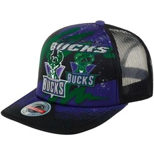 Бейсболка Mitchell & Ness, размер OneSize, черный