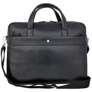 Бизнес сумка | деловая сумка | офисная сумка | сумка кожаная Sergio Belotti 9485 VT Genoa black