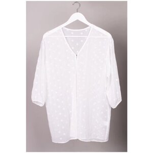 Блуза Mila Bezgerts, размер 106, белый