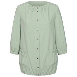 Блуза Mila Bezgerts, размер 98, зеленый