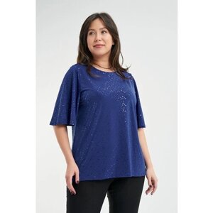 Блуза Olsi, размер 58, синий