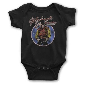 Боди детское Wild Child Майкл Джексон / Michael Jackson Для новорожденных Для малышей, размер 12-18 мес.
