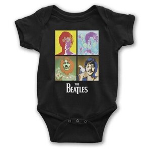 Боди детское Wild Child The Beatles / Битлз Для новорожденных Для малышей, размер 12-18 мес.