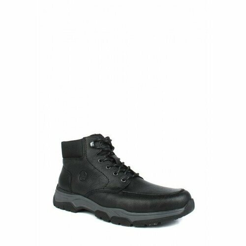 Ботинки Rieker, зимние, натуральная кожа, размер 45, черный