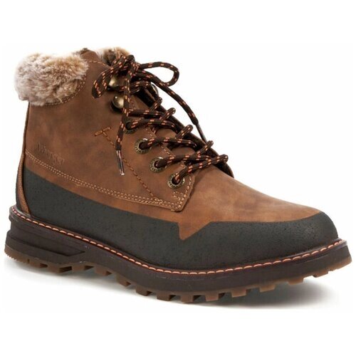 Ботинки Wrangler, демисезон/зима, нескользящая подошва, размер 38, коричневый