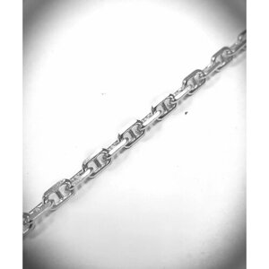 Браслет-цепочка Эстерелла, серебро, 925 проба, родирование, длина 22 см.