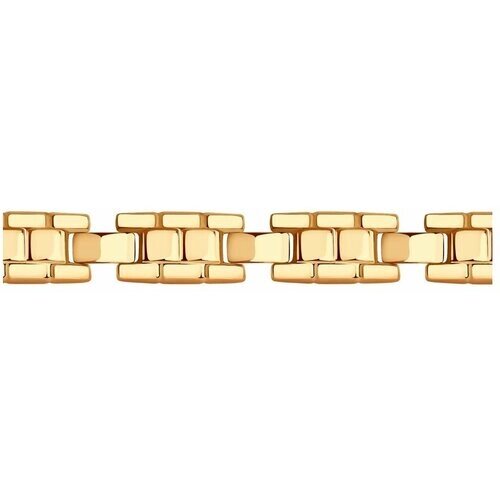 Браслет Diamant online, золото, 585 проба, длина 19 см.
