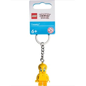 Брелок LEGO Брелок Лего Looney Tunes - Пташка Твити, гладкая фактура, желтый