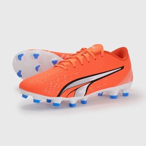 Бутсы PUMA 10722401, футбольные, размер 10 UK, оранжевый