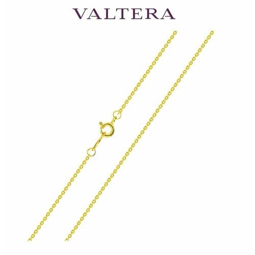 Цепь VALTERA, серебро, 925 проба, длина 55 см, средний вес 1.97 г, золотой