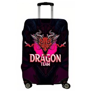Чехол для чемодана "Dragon team" размер L (арт. LJ-CASE-L-350)