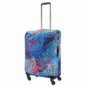 Чехол для чемодана Eberhart, полиэстер, размер M, фиолетовый
