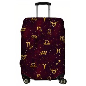 Чехол для чемодана "Zodiac bordo" размер S