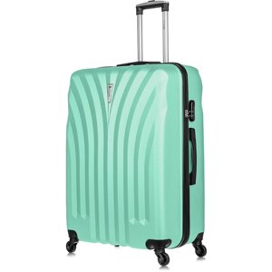 Чемодан L'case Phuket, ABS-пластик, 133 л, размер L, зеленый