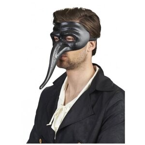 Черная маска чумного доктора (13545)