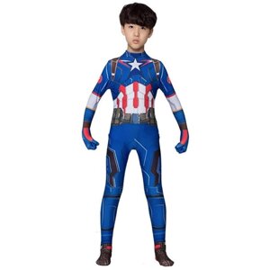 Детский карнавальный костюм - Капитан Америка - размер 150