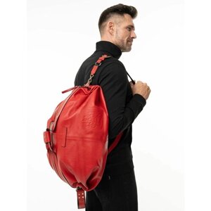 Дорожная кожаная мужская сумка спортивная сумка вишнёвого цвета