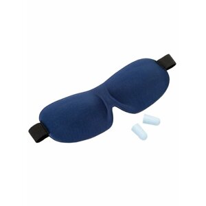 Дорожный набор BRADEX: беруши, маска для сна, 2 предмета, синий