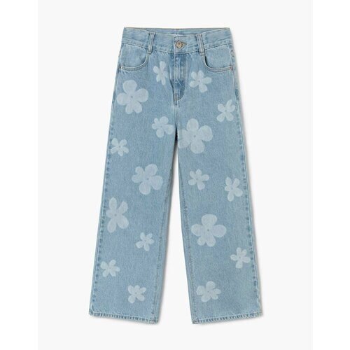 Джинсы Gloria Jeans, размер 3-4г/104 (28), голубой