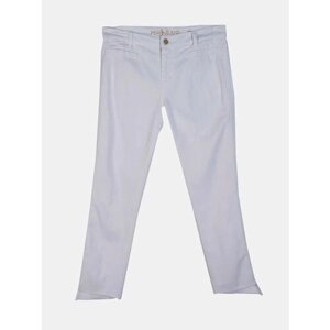Джинсы M. i. h Jeans, средняя посадка, стрейч, размер 45, белый