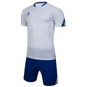 Форма Kelme футбольная, шорты и футболка, размер 45, белый, синий