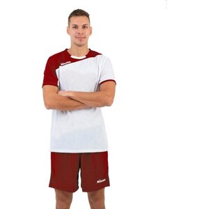 Форма Kelme волейбольная, футболка и шорты, размер XS, белый, красный